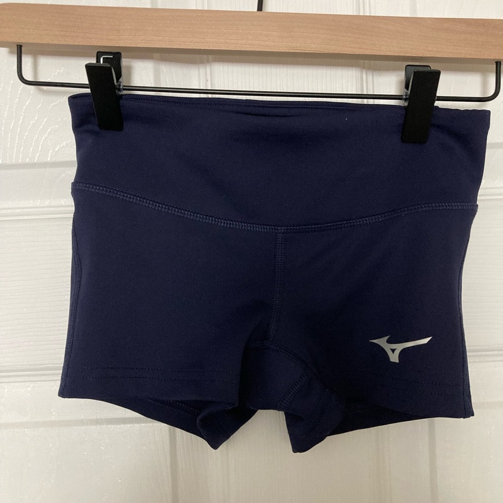 Mizuno Girls Dark Blue Volleyball Shorts